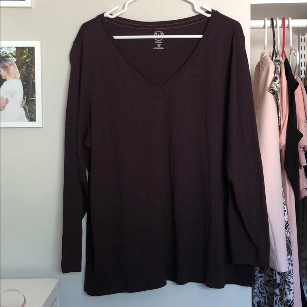 ⚫️ donating 12/11 Deep Purple long sleeve top